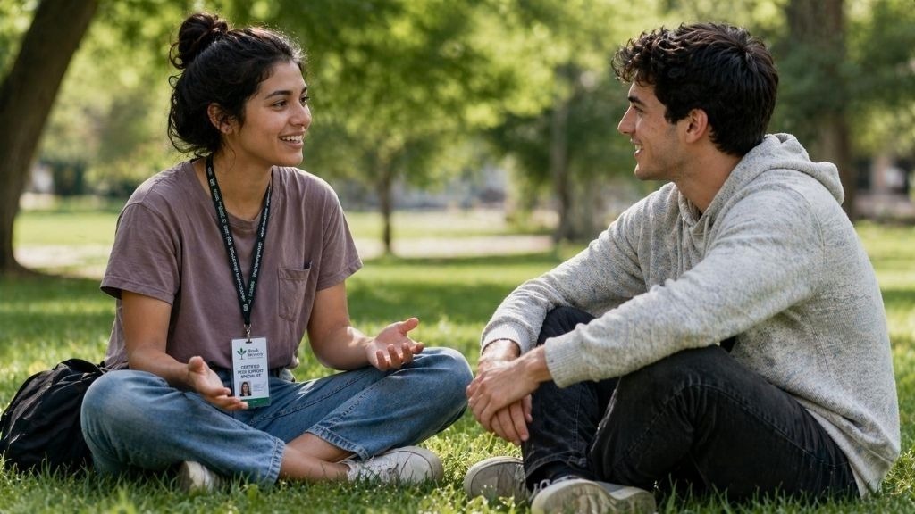 Sustainable recovery grows stronger through peer support and connection in opioid addiction treatment.