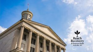 Tennessee’s Capitol, where the new kratom ban takes effect July 1, 2026. Evidence-based substance use disorder treatment like buprenorphine can help those facing dependence.
