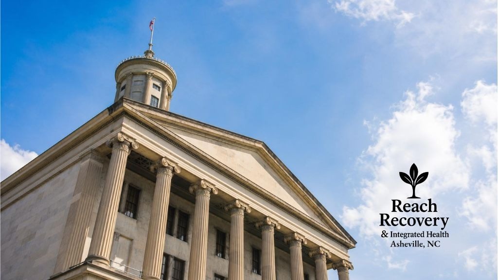 Tennessee’s Capitol, where the new kratom ban takes effect July 1, 2026. Evidence-based substance use disorder treatment like buprenorphine can help those facing dependence.